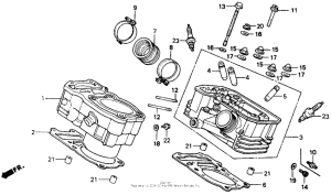 NT650 Cylinder (rr.)