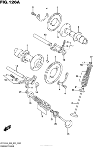 VZ1500 Распред вал / клапана