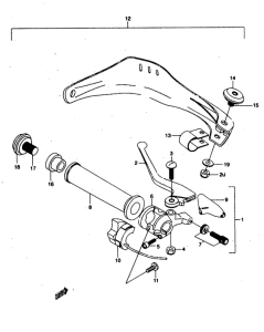 RMX50 Left handle switch