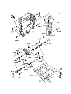 ZX1400 Подвеска  /  амортизатор