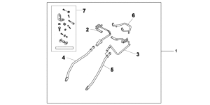 XL1000V (ABS) Pannier stay set