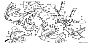 VTR1000F Cowling comp