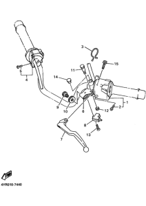 FZ400 ﾊﾝﾄﾞﾙｽｲﾂﾁ.ﾚﾊﾞｰ
