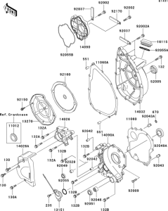 ZX750 Крышки двигателя