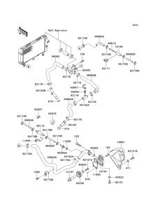 VN250 Water pump(1 / 2)