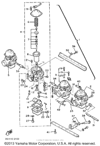 XJ900RK Карбюратор
