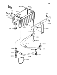 ZX400 Масляный картер