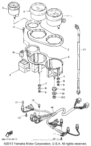 FZR400A Приборы