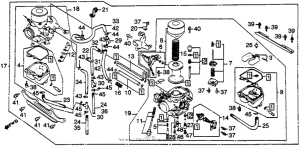 CB450S Карбюратор
