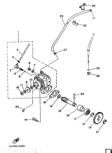 DT125LC Масляный насос