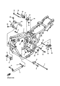 XJR1200 Frame comp