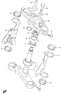 GS500 Траверса нижняя