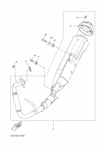 YZF-R125 Выхлоп