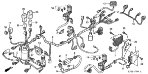 NSS250 (ABS) Harness wire