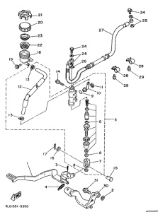 XTZ750 Задний торм цилиндр
