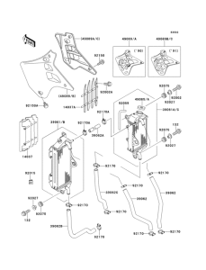 KX125 Радиатор