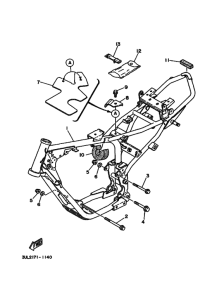 RT100 RT100B Frame comp