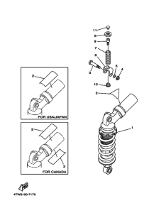 TZ250 Задняя подвеска