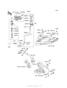 ZG1400 Задний торм цилиндр