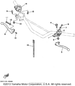 RT180D Handle switch - lever