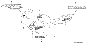 CBR900RR Stripe / mark