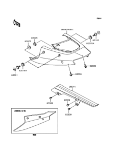 ZX1200 Боковые обтекатели