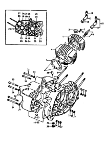 A100 Cylinder - crankcase