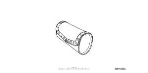 VTX1300T Leather front pouch (plain & studded)