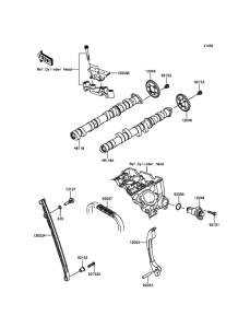 ZX600 Распред вал