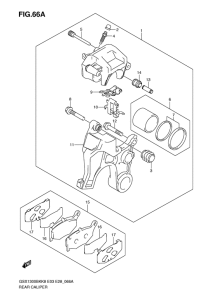 GSX1300BK Задний суппорт