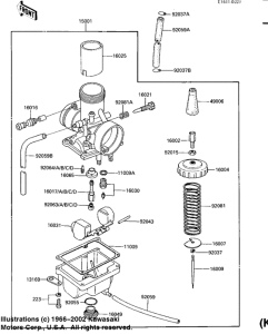KDX80 Carburetor assy