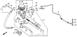 GL1200I Цилиндр сцепления