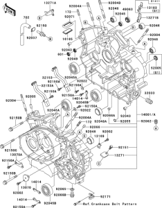 VN1500 Crankcase(1 / 2)