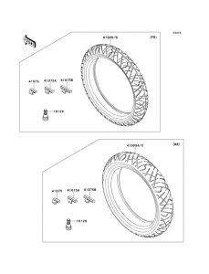 EX250 Покрышки