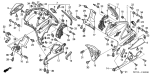ST1300 Нижний обтекатель