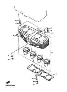 XJR1300C Цилиндры