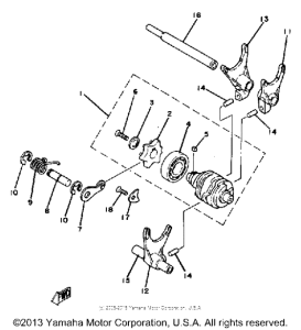 TZ250H Копирный вал