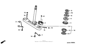VT1100C Траверса нижняя