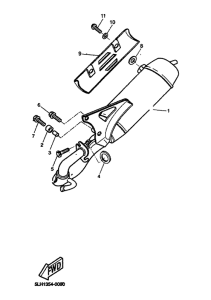 EW50 Выхлопная система