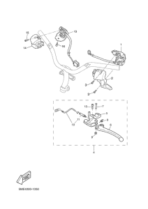 YQ100 Handle switch. lever