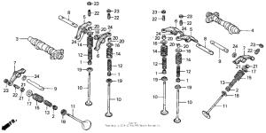 VT600C Распределительный вал