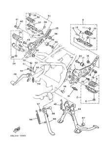 RZ250R ｽﾀﾝﾄﾞ.ﾌｰﾄﾚｽﾄ