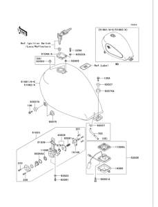 VN750 Fuel tank(1 / 3)(vn750-a15-a18)