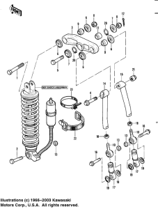 KDX450 Задняя подвеска