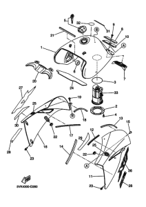 XT660R 25KW Tank fuel