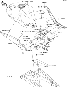EX650 Боковые обтекатели