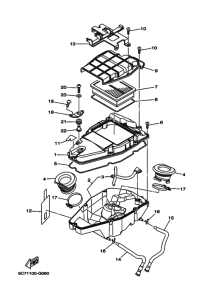 XV1900CU Масляный насос