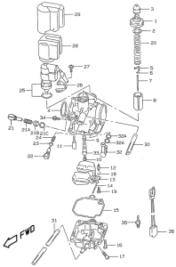AY50 Carburetor assy