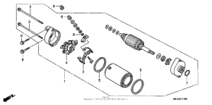 VTX1300T Стартер