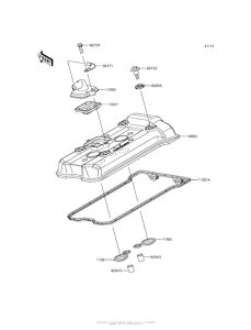 EX650 Крышка головки цилиндров